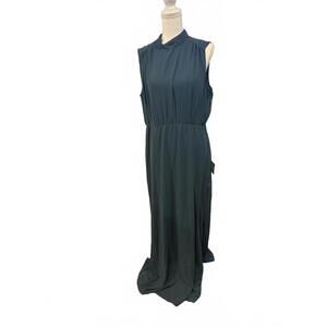 New Lulus Sleeveless Dark Green Maxi Dress, 1X